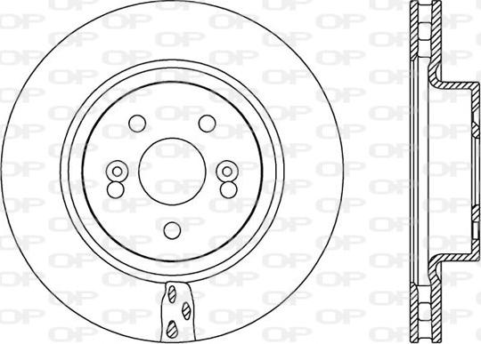 Open Parts BDR2571.20 - Тормозной диск autospares.lv