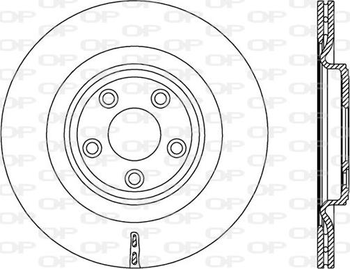 Open Parts BDR2578.20 - Тормозной диск autospares.lv