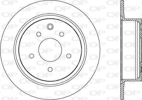 Open Parts BDR2647.10 - Тормозной диск autospares.lv