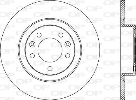 Open Parts BDR2650.10 - Тормозной диск autospares.lv