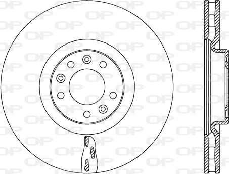 Open Parts BDR2651.20 - Тормозной диск autospares.lv