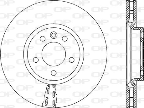 Open Parts BDR2664.20 - Тормозной диск autospares.lv