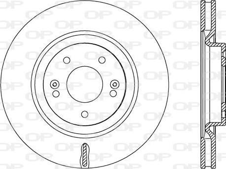 Open Parts BDR2606.20 - Тормозной диск autospares.lv