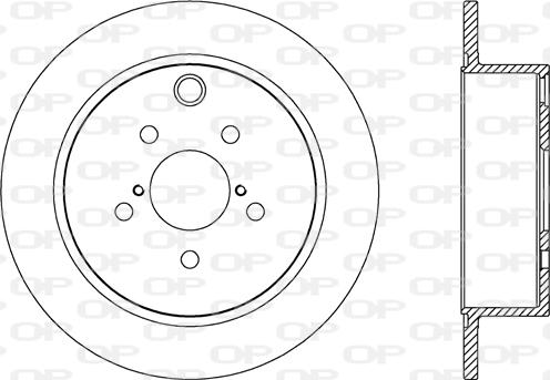 Open Parts BDR2689.10 - Тормозной диск autospares.lv