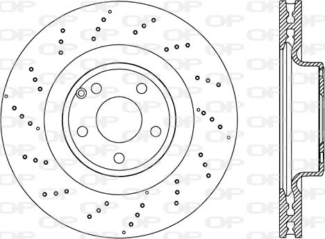 Open Parts BDR2682.20 - Тормозной диск autospares.lv