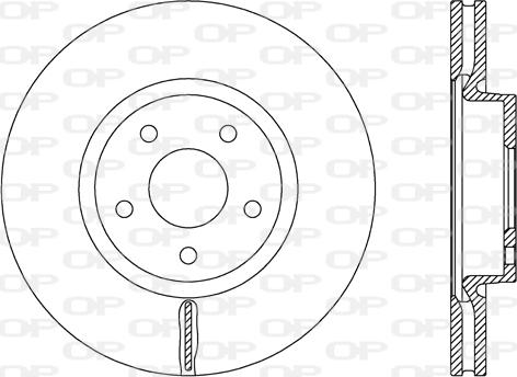 Open Parts BDR2687.20 - Тормозной диск autospares.lv