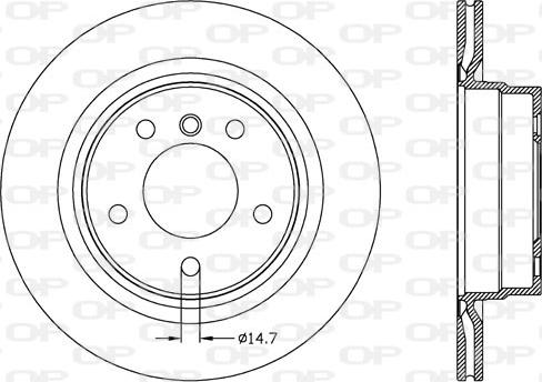 Open Parts BDR2624.20 - Тормозной диск autospares.lv