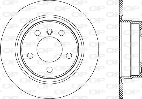 Open Parts BDR2623.10 - Тормозной диск autospares.lv