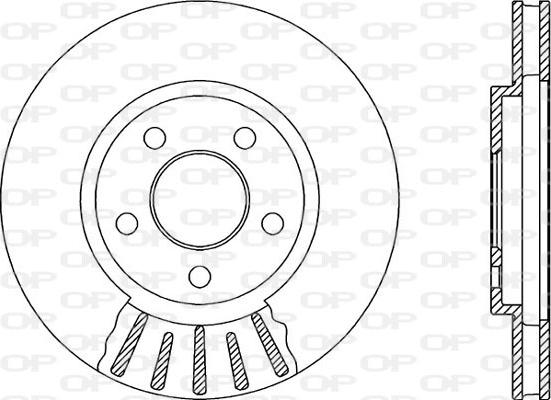 Open Parts BDR2090.20 - Тормозной диск autospares.lv