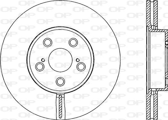 Open Parts BDR2057.20 - Тормозной диск autospares.lv