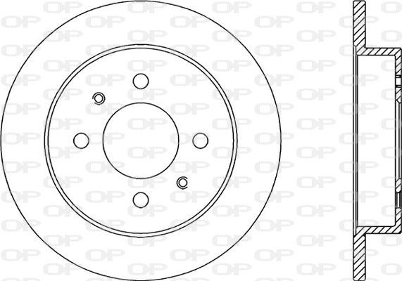 Open Parts BDR2016.10 - Тормозной диск autospares.lv