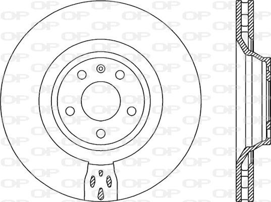 Open Parts BDR2071.20 - Тормозной диск autospares.lv