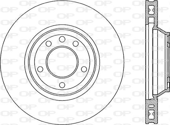 Open Parts BDR2194.20 - Тормозной диск autospares.lv