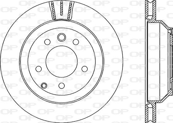 Open Parts BDR2195.20 - Тормозной диск autospares.lv