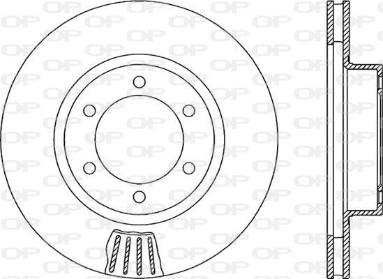 Open Parts BDR2149.20 - Тормозной диск autospares.lv