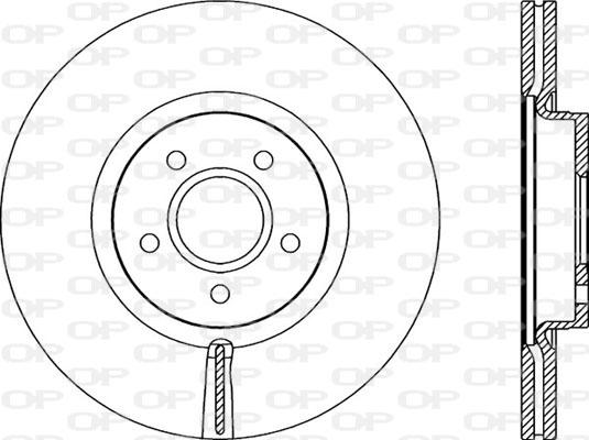 Open Parts BDR2154.20 - Тормозной диск autospares.lv