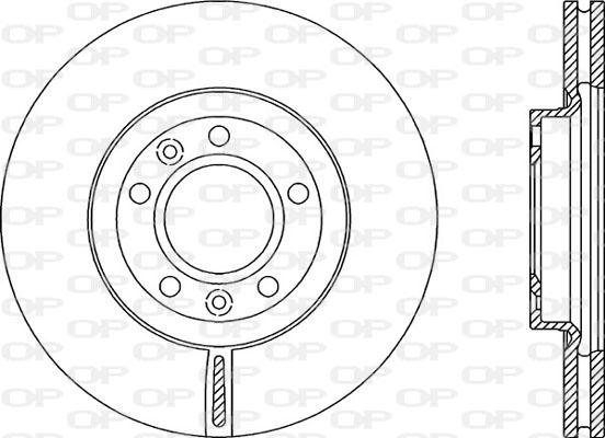 Open Parts BDR2158.20 - Тормозной диск autospares.lv