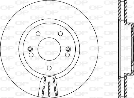 Open Parts BDR2115.20 - Тормозной диск autospares.lv