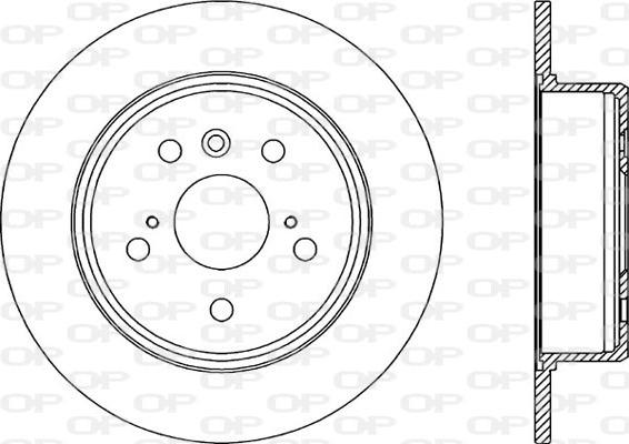 Open Parts BDR2187.10 - Тормозной диск autospares.lv