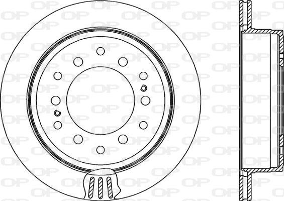 Open Parts BDR2136.20 - Тормозной диск autospares.lv