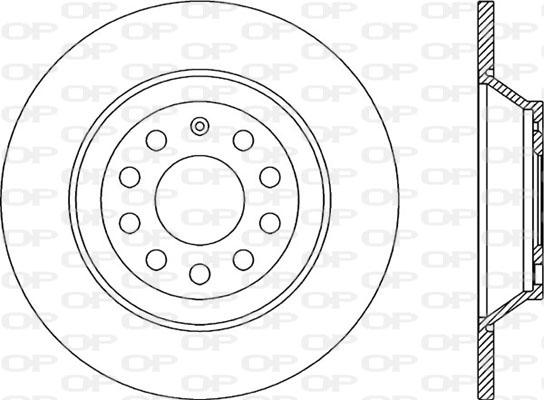 Open Parts BDR2178.10 - Тормозной диск autospares.lv