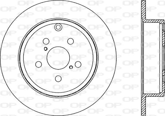 Open Parts BDR2177.10 - Тормозной диск autospares.lv