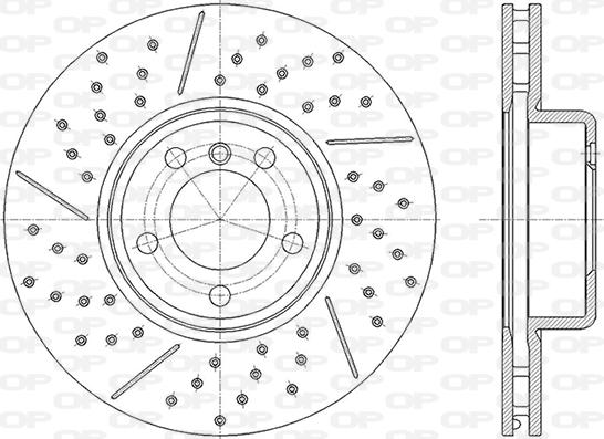 Open Parts BDR2840.20 - Тормозной диск autospares.lv