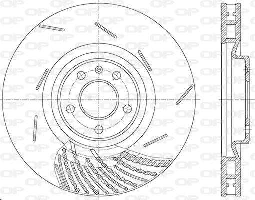 Open Parts BDR2863.20 - Тормозной диск autospares.lv