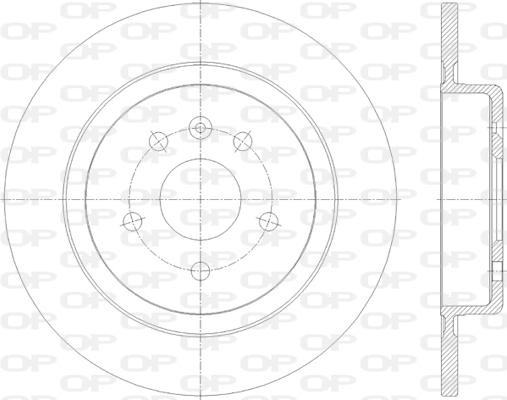 Open Parts BDR2816.10 - Тормозной диск autospares.lv