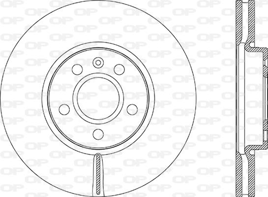 Open Parts BDR2888.20 - Тормозной диск autospares.lv