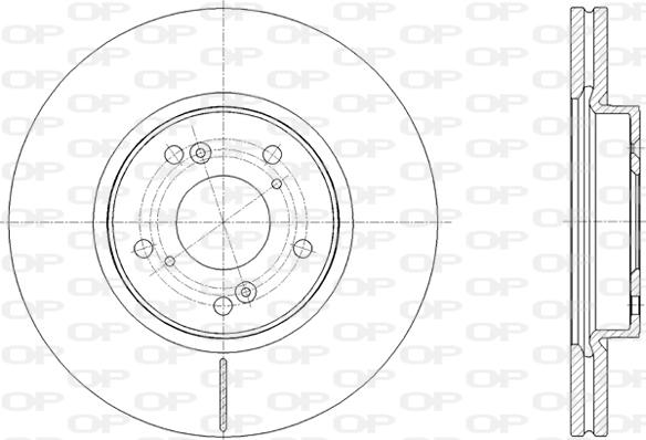 Open Parts BDR2829.20 - Тормозной диск autospares.lv