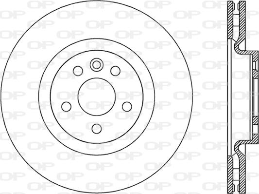 Open Parts BDR2828.20 - Тормозной диск autospares.lv