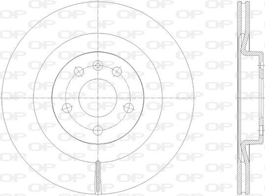 Open Parts BDR2827.20 - Тормозной диск autospares.lv