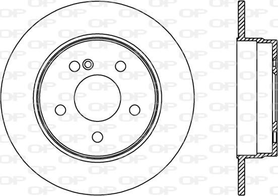 Open Parts BDR2394.10 - Тормозной диск autospares.lv