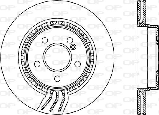 Open Parts BDR2396.20 - Тормозной диск autospares.lv
