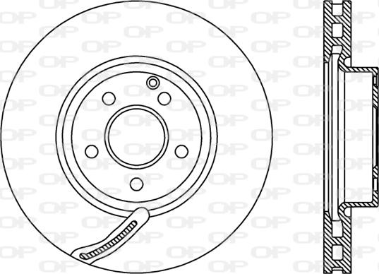 Open Parts BDR2392.20 - Тормозной диск autospares.lv