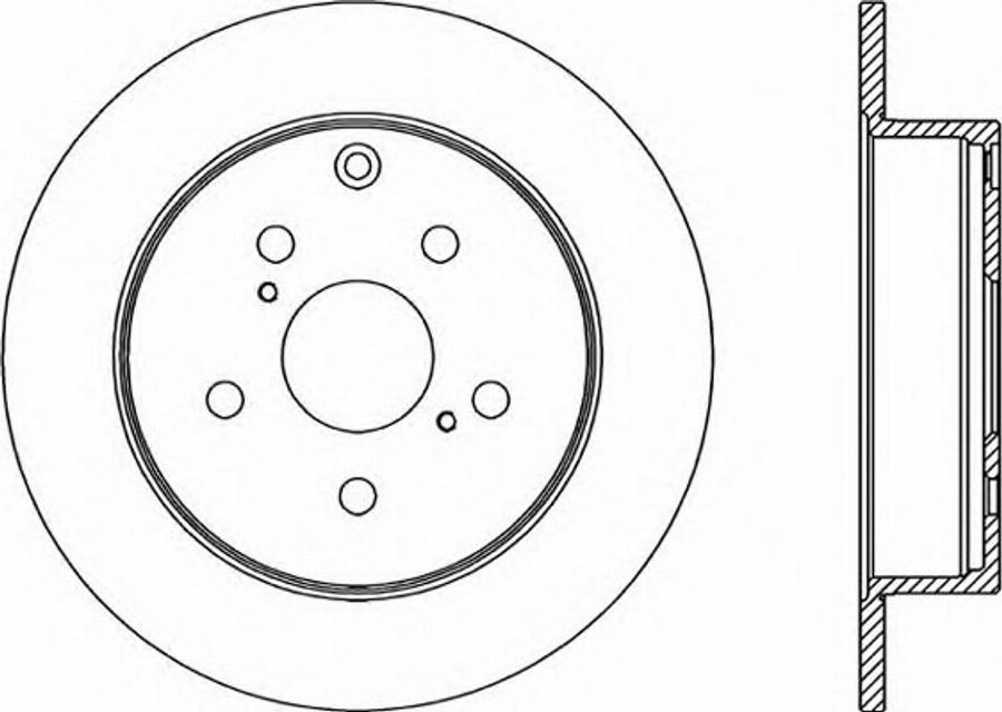 Open Parts BDR2340.10 - Тормозной диск autospares.lv