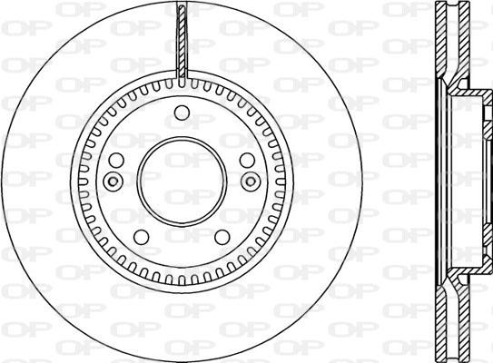 Open Parts BDR2351.20 - Тормозной диск autospares.lv