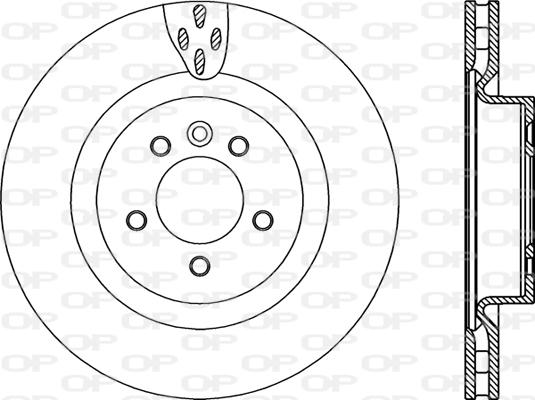 Open Parts BDR2362.20 - Тормозной диск autospares.lv