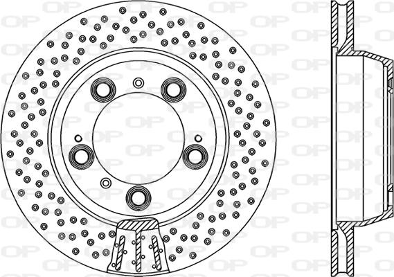 Open Parts BDR2336.25 - Тормозной диск autospares.lv