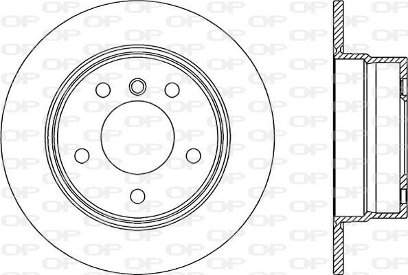 Open Parts BDR2330.10 - Тормозной диск autospares.lv