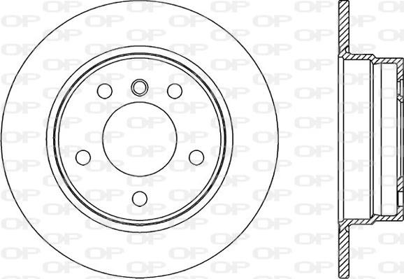 Open Parts BDR2333.10 - Тормозной диск autospares.lv