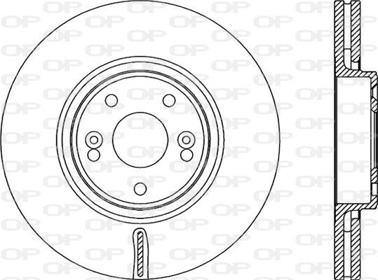 Open Parts BDR2323.20 - Тормозной диск autospares.lv