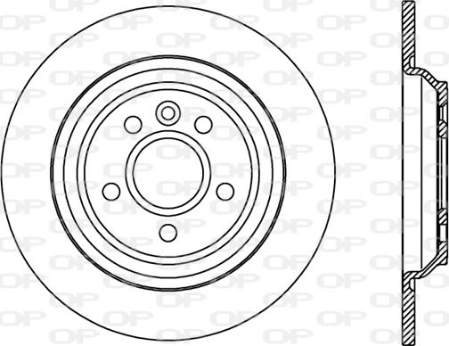 Open Parts BDR2379.10 - Тормозной диск autospares.lv