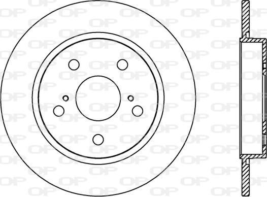 Open Parts BDR2378.10 - Тормозной диск autospares.lv