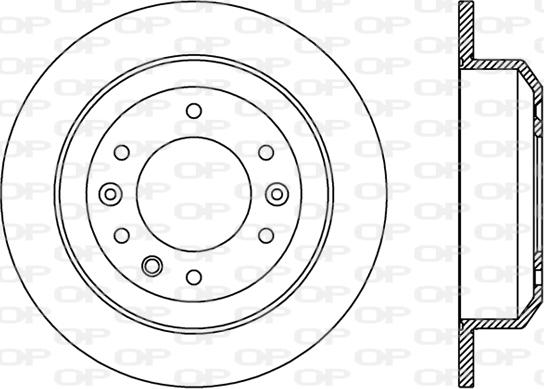 Alanko 10305300 - Тормозной диск autospares.lv