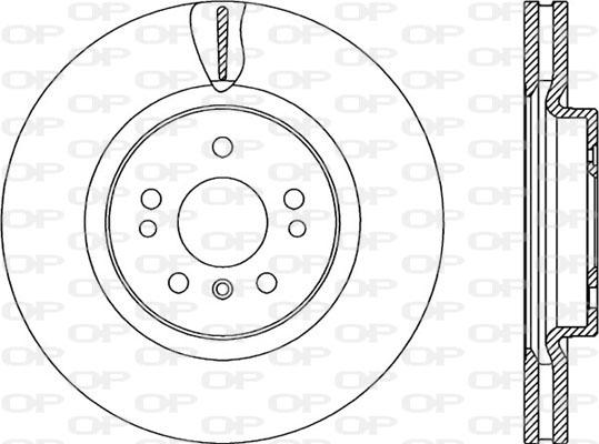 Open Parts BDR2295.20 - Тормозной диск autospares.lv