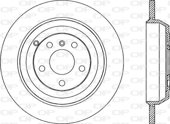 Open Parts BDR2296.10 - Тормозной диск autospares.lv