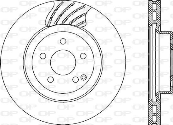 Open Parts BDR2298.20 - Тормозной диск autospares.lv