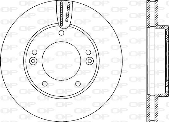 Open Parts BDR2240.20 - Тормозной диск autospares.lv